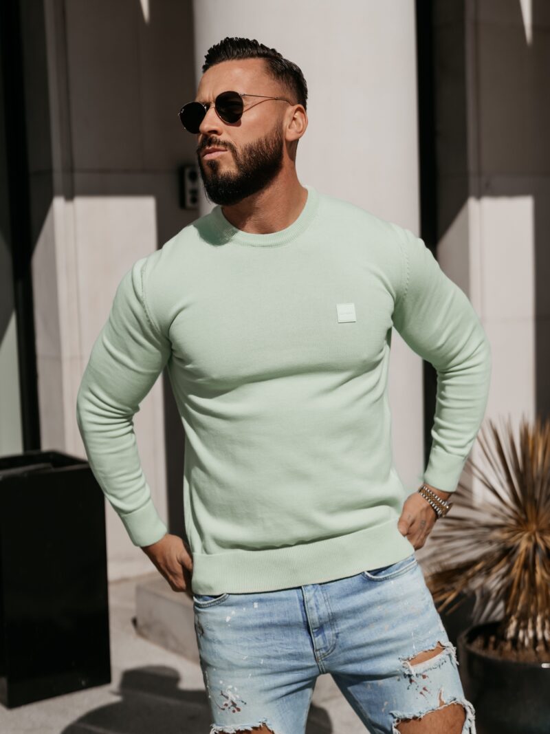 Sweter męski ALAVOS 2026 Miętowy