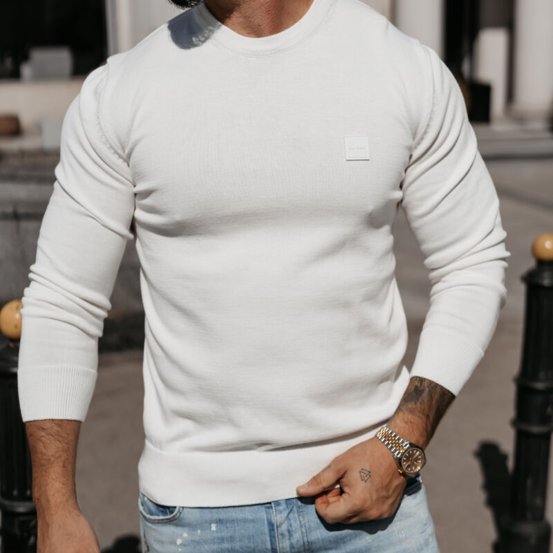 Sweter męski ALAVOS 2026 Ecru