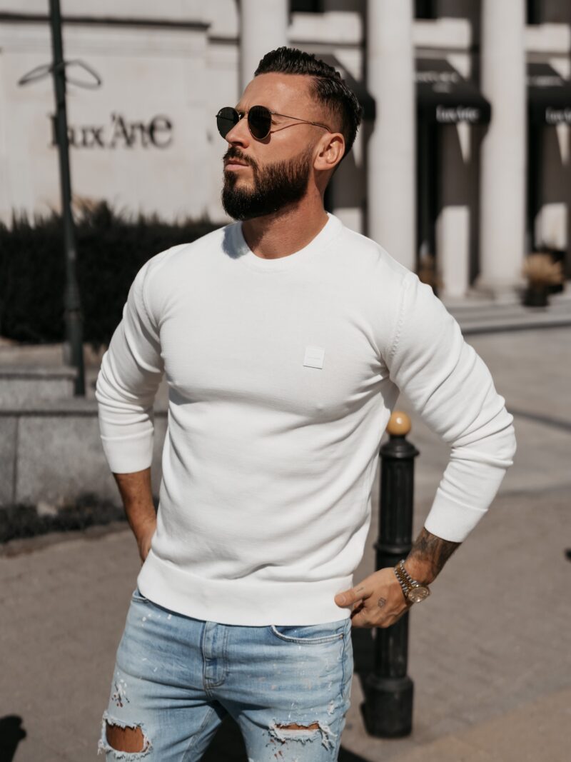 Sweter męski ALAVOS 2026 Ecru