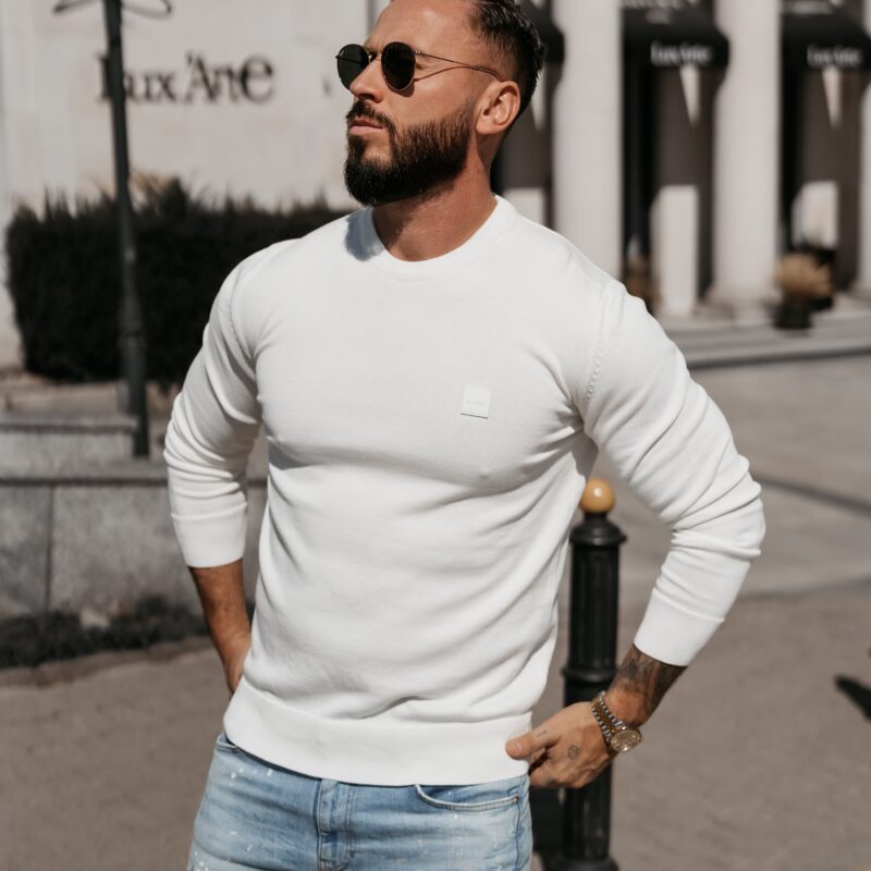 Sweter męski ALAVOS 2026 Ecru