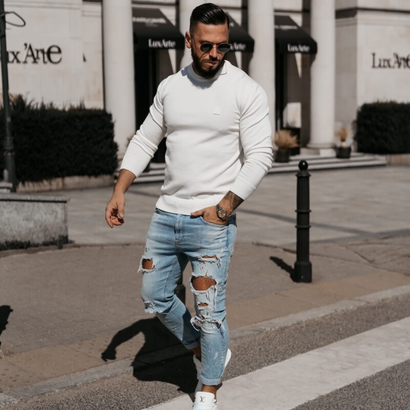 Sweter męski ALAVOS 2026 Ecru