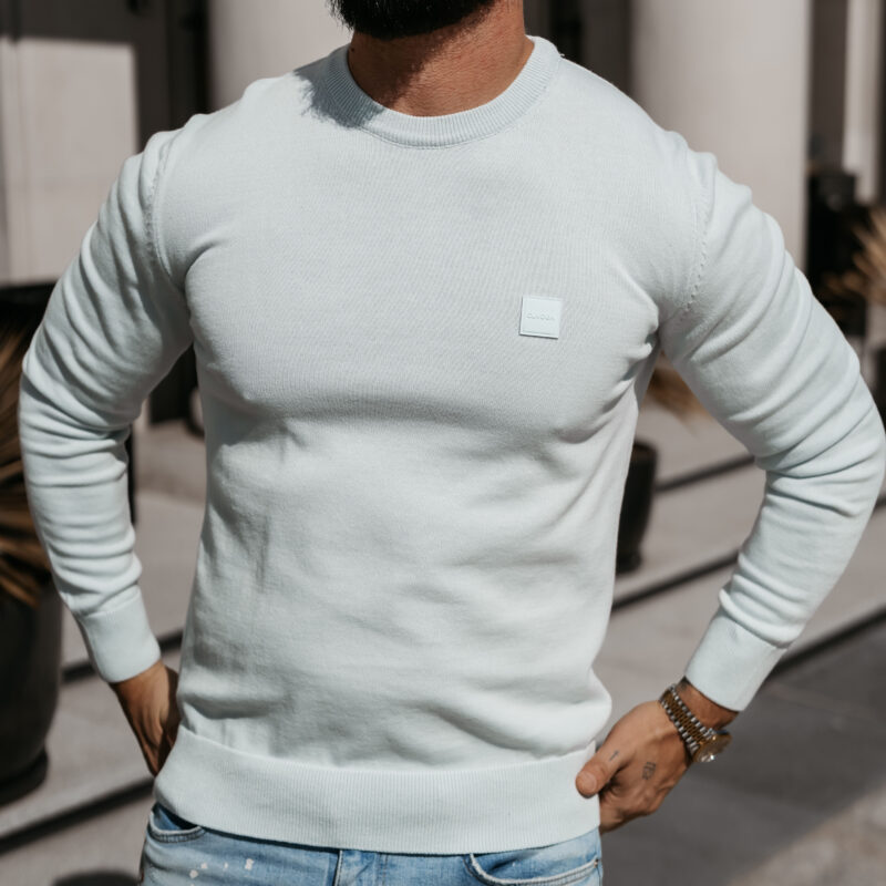 Sweter męski ALAVOS 2026 Błękitny