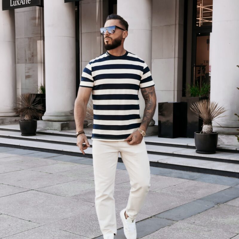 Sweter męski NEXTO 2026 Navy Blue