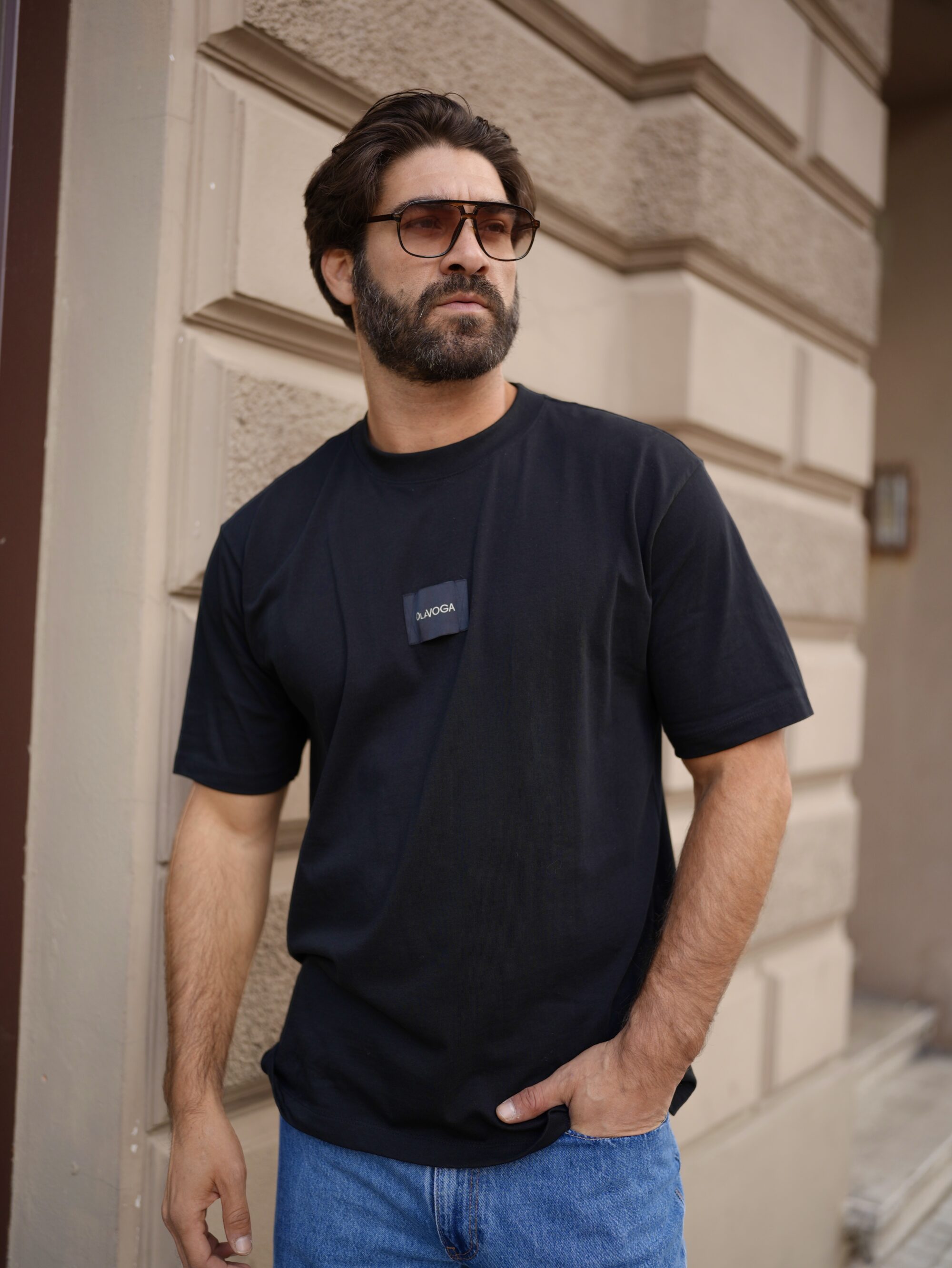 t-shirt BARSON 142 T-shirt męski BARSON 2026 Czarny