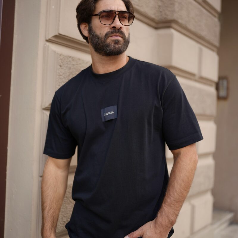 t-shirt BARSON 142 T-shirt męski BARSON 2026 Czarny