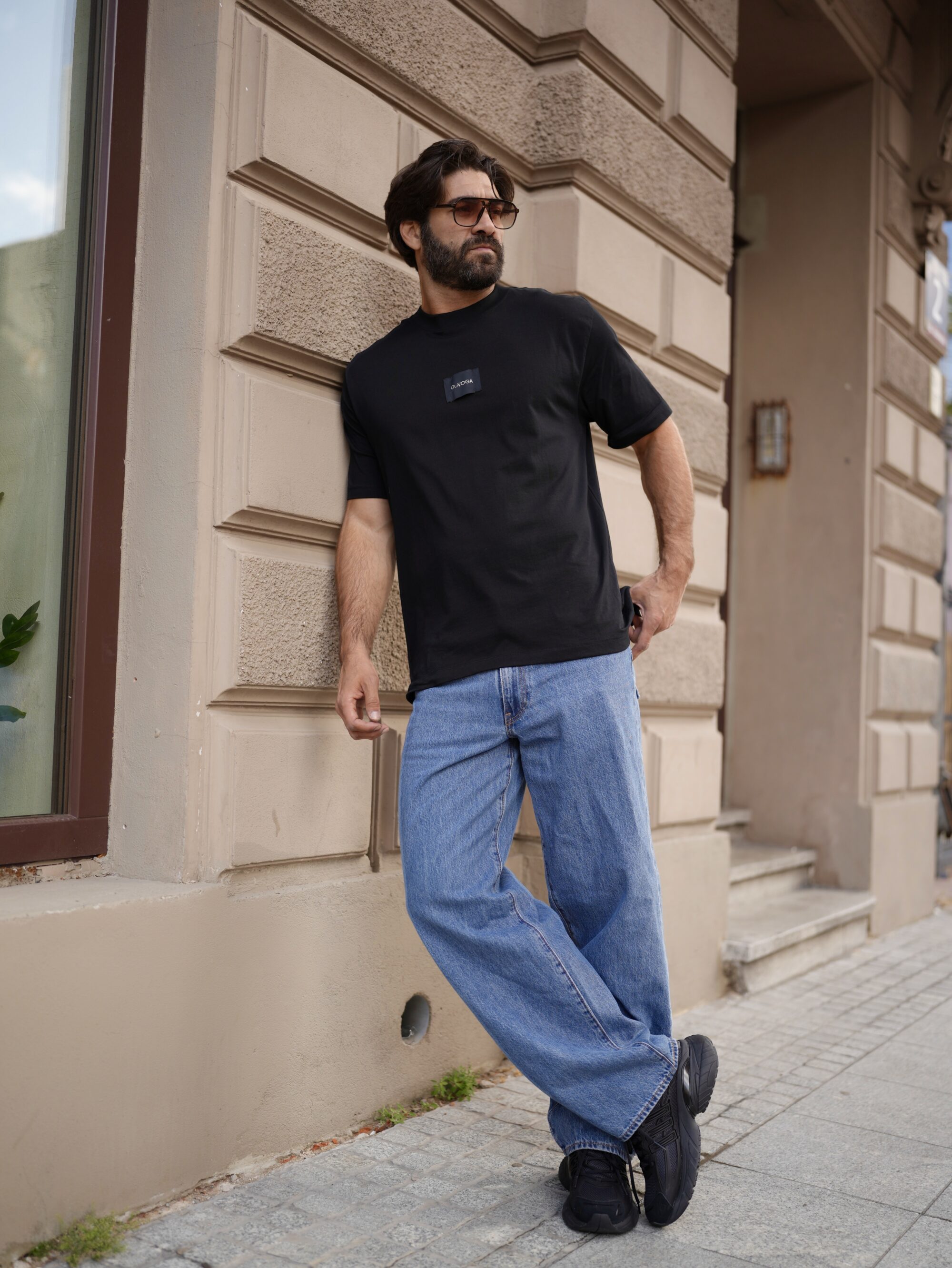 t-shirt BARSON 143 T-shirt męski BARSON 2026 Czarny