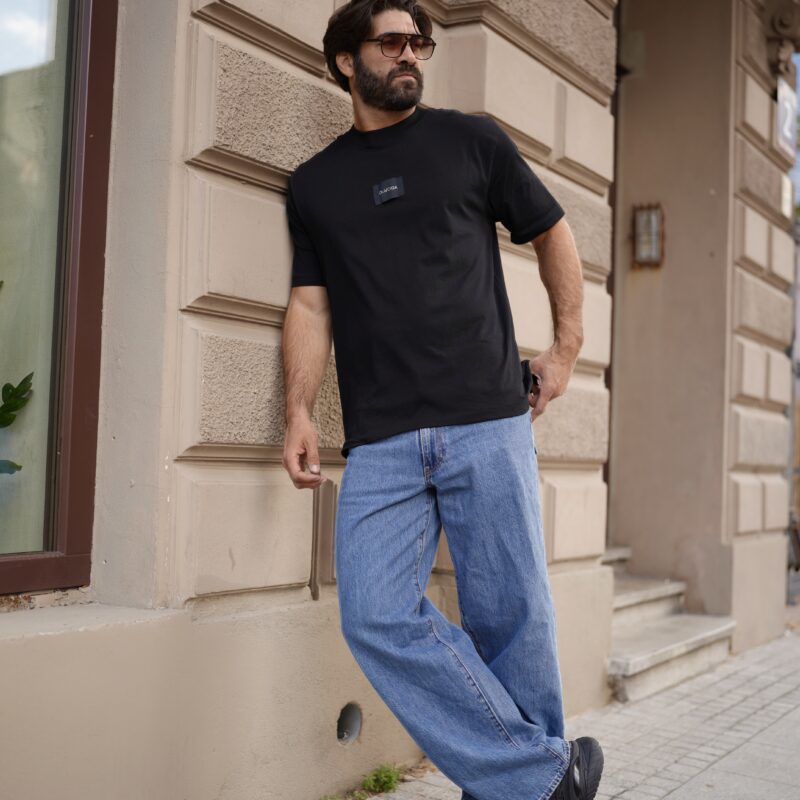 t-shirt BARSON 143 T-shirt męski BARSON 2026 Czarny