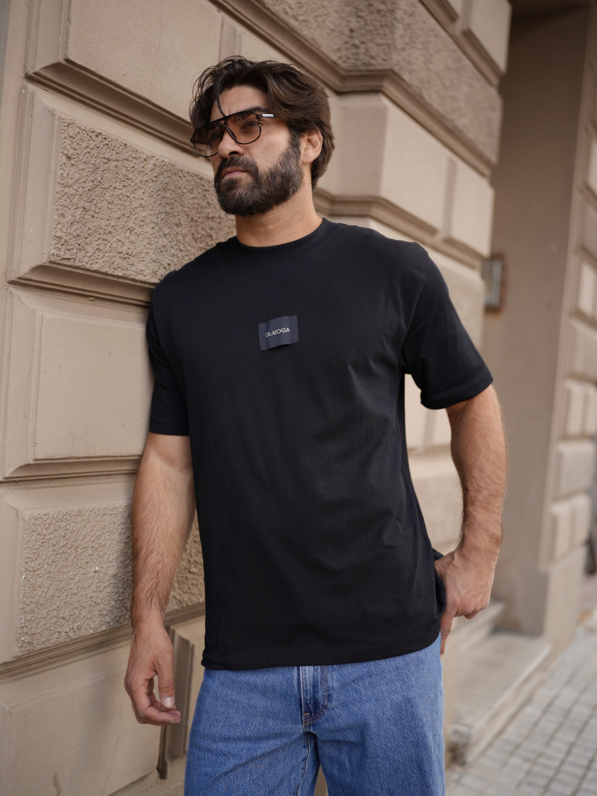 t-shirt BARSON 144 T-shirt męski BARSON 2026 Czarny