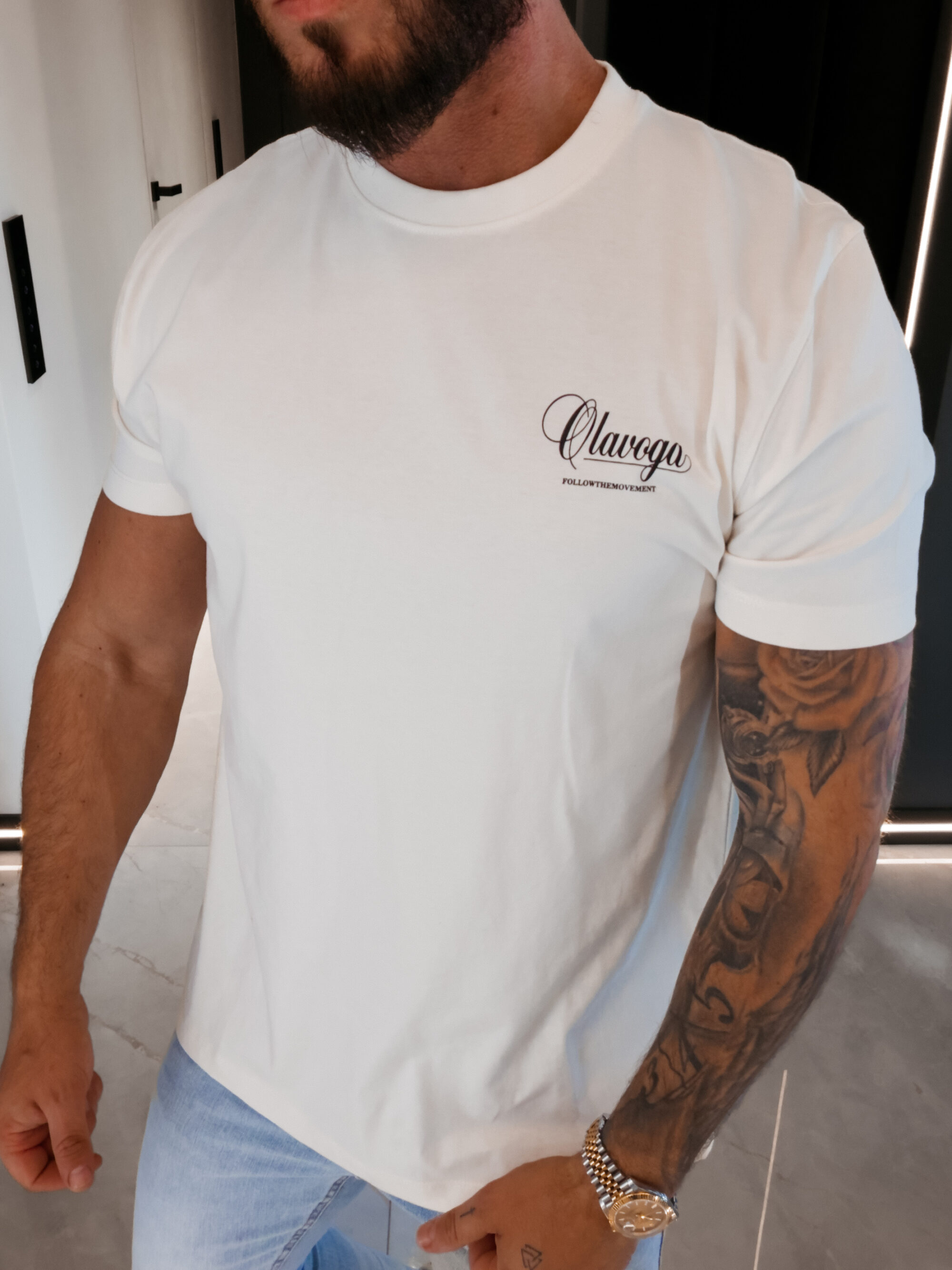 T-shirt męski BREEZER 2026 Ecru