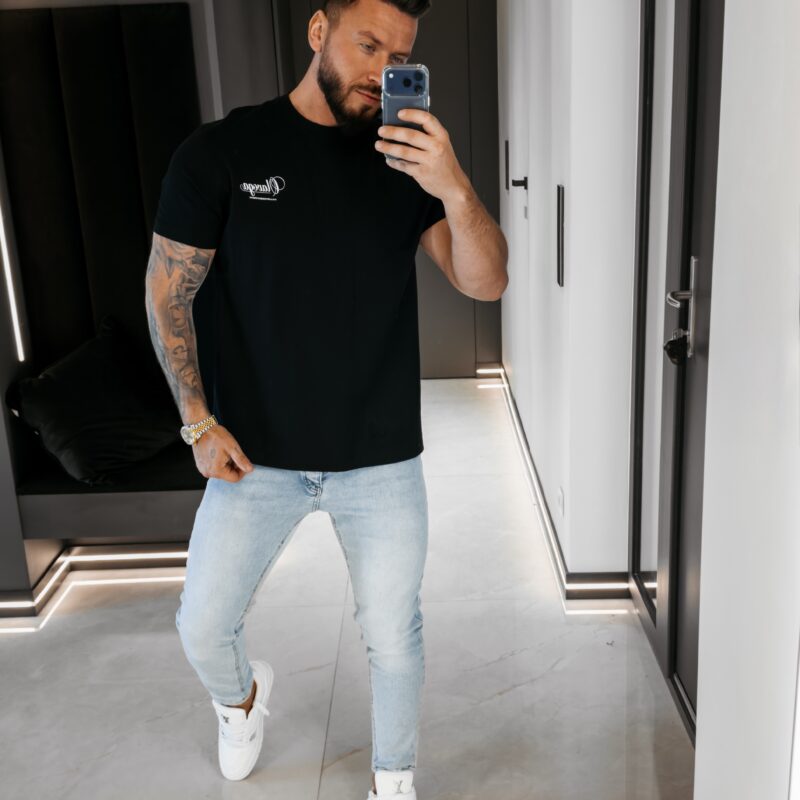 T-shirt męski BREEZER 2026 Czarny