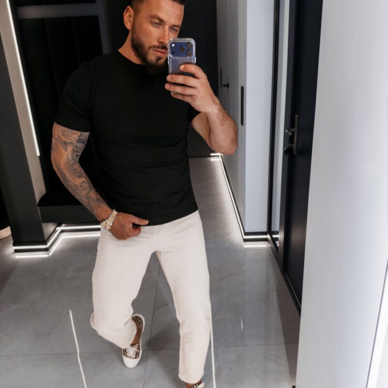 T-shirt męski HANDY 2026 Czarny