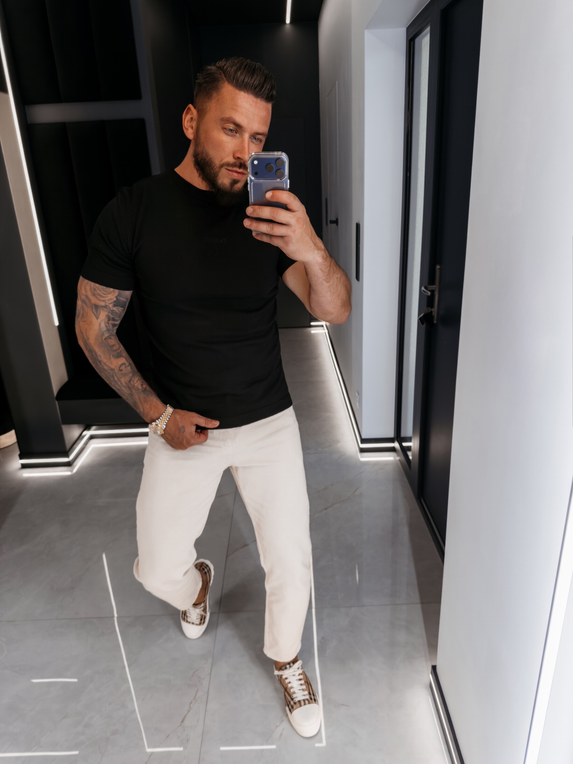 T-shirt męski HANDY 2026 Czarny