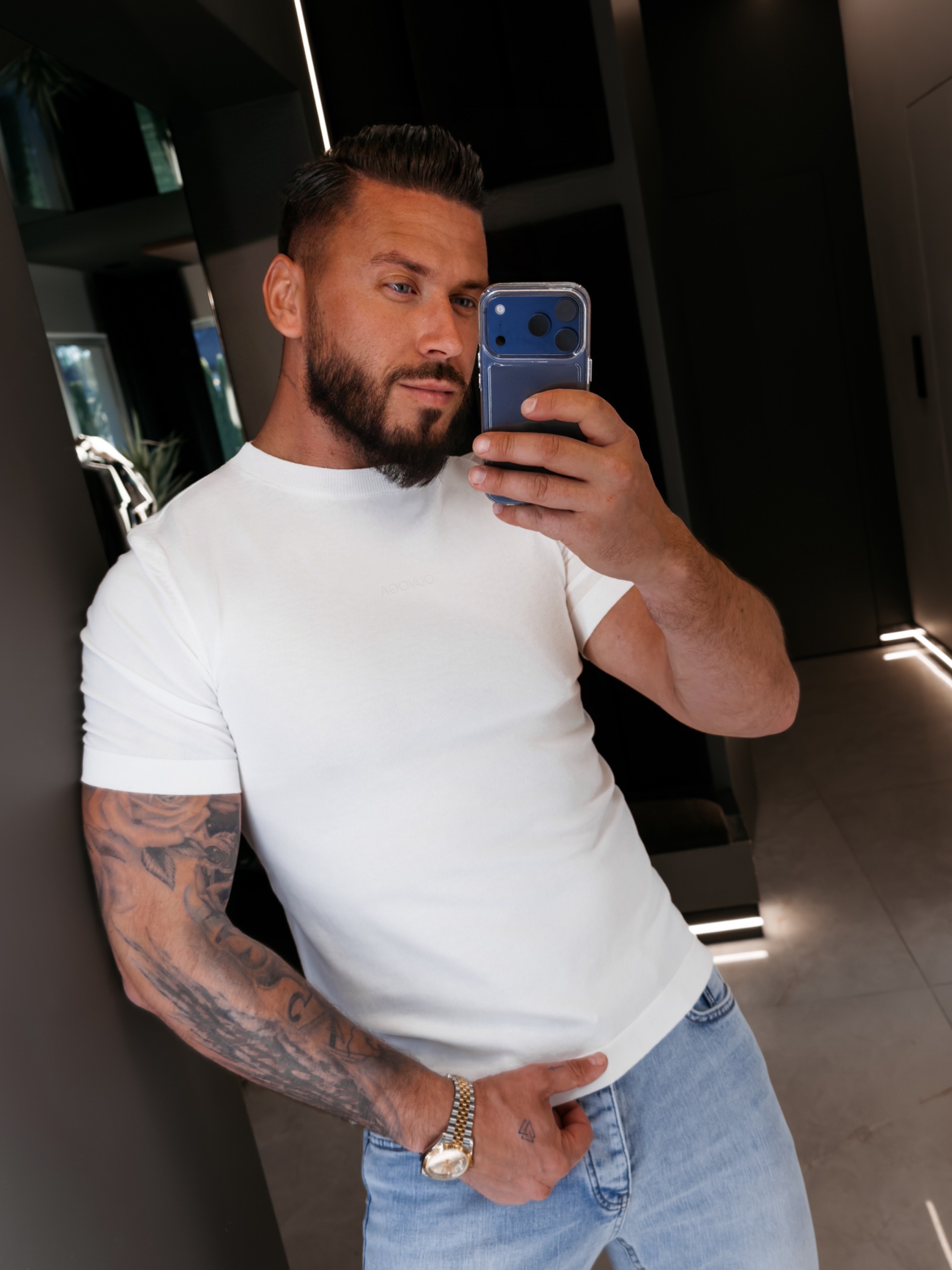 T-shirt męski HANDY 2026 Ecru