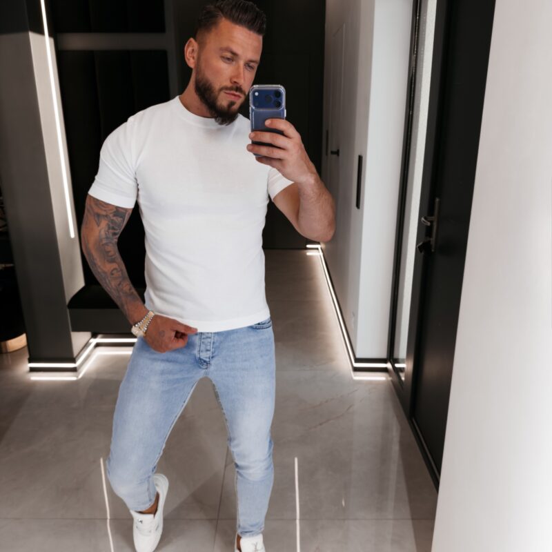 T-shirt męski HANDY 2026 Ecru