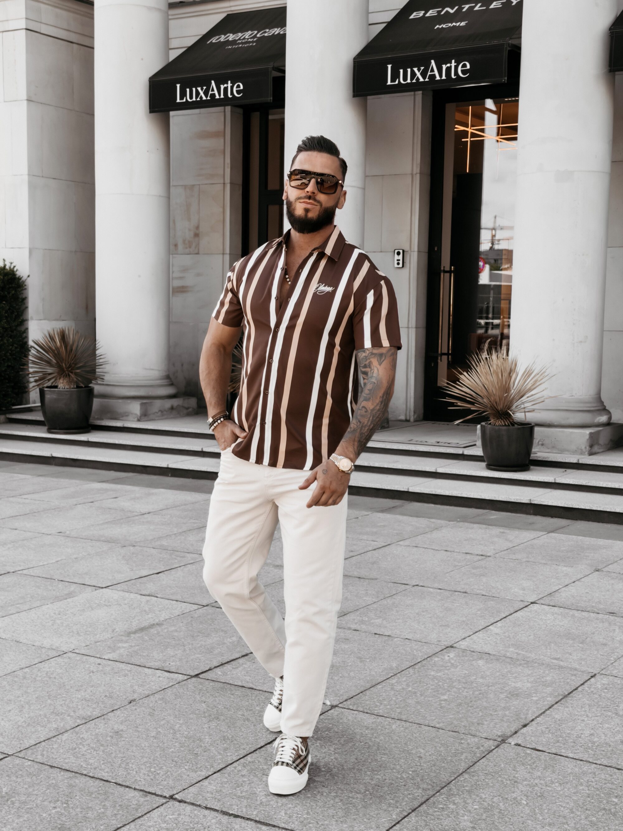 Koszula męska MIUS 2026 Brązowa