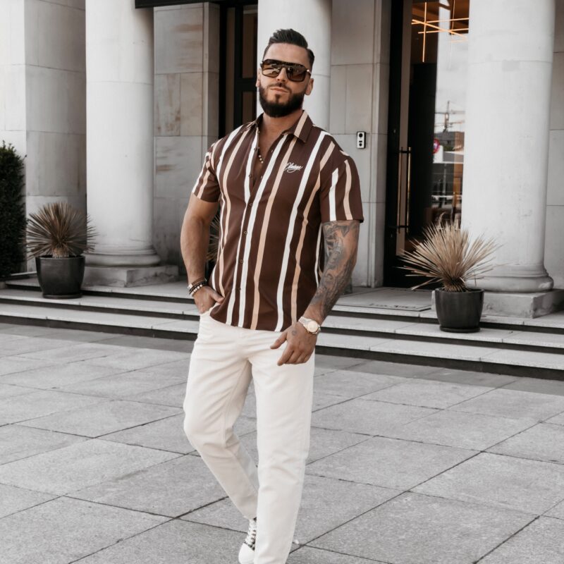 Koszula męska MIUS 2026 Brązowa