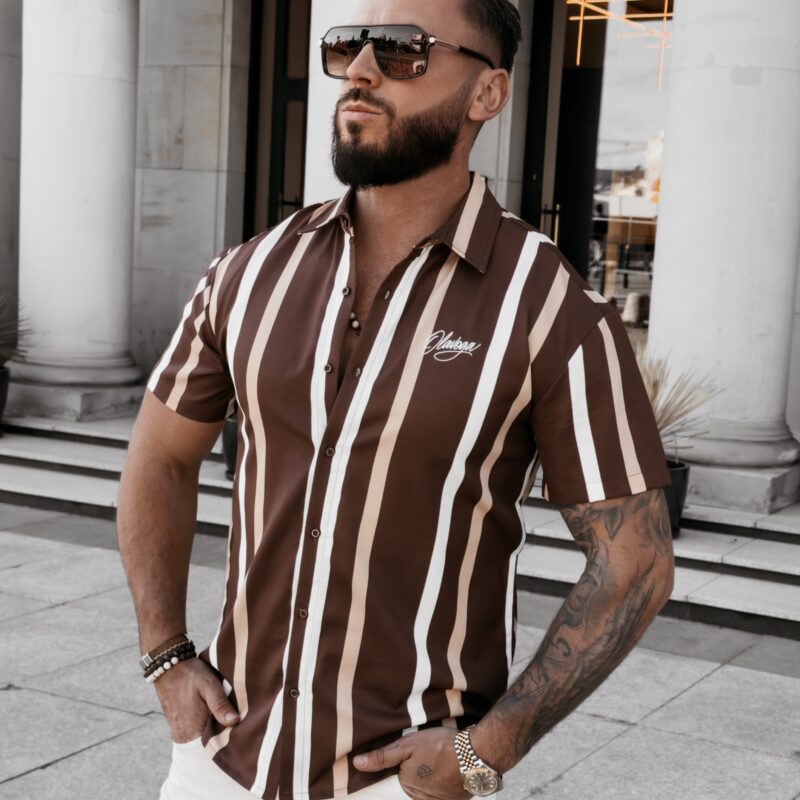 Koszula męska MIUS 2026 Brązowa