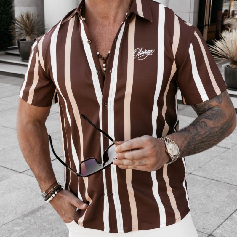 Koszula męska MIUS 2026 Brązowa