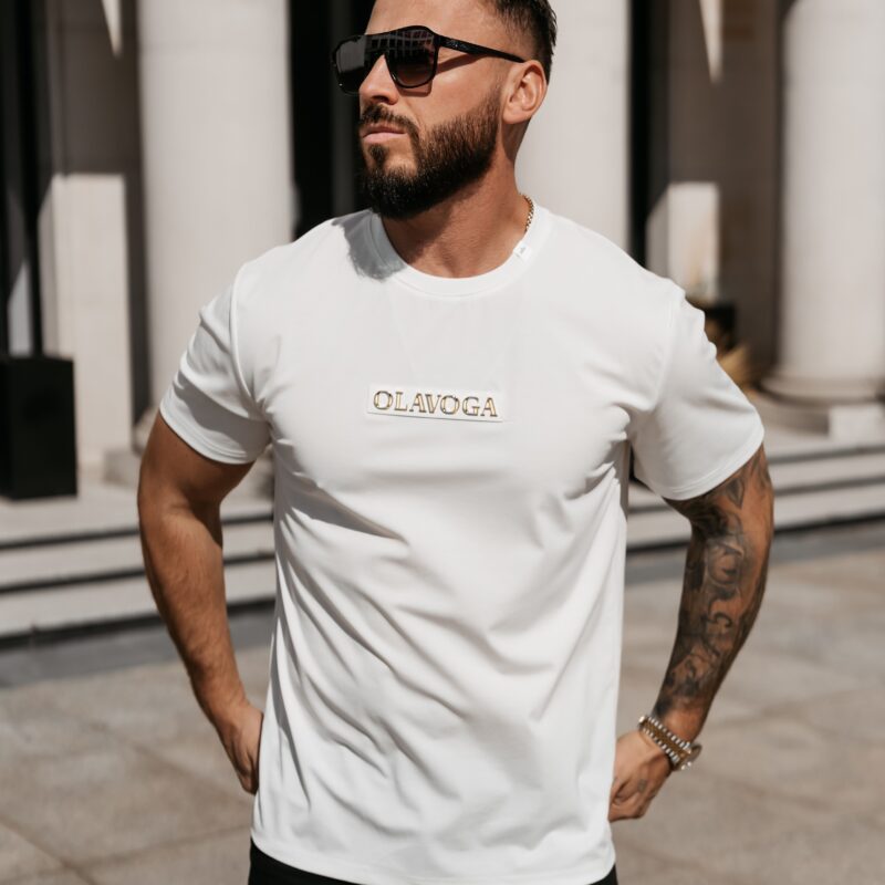 T-shirt męski SOBRE 2026 Biały