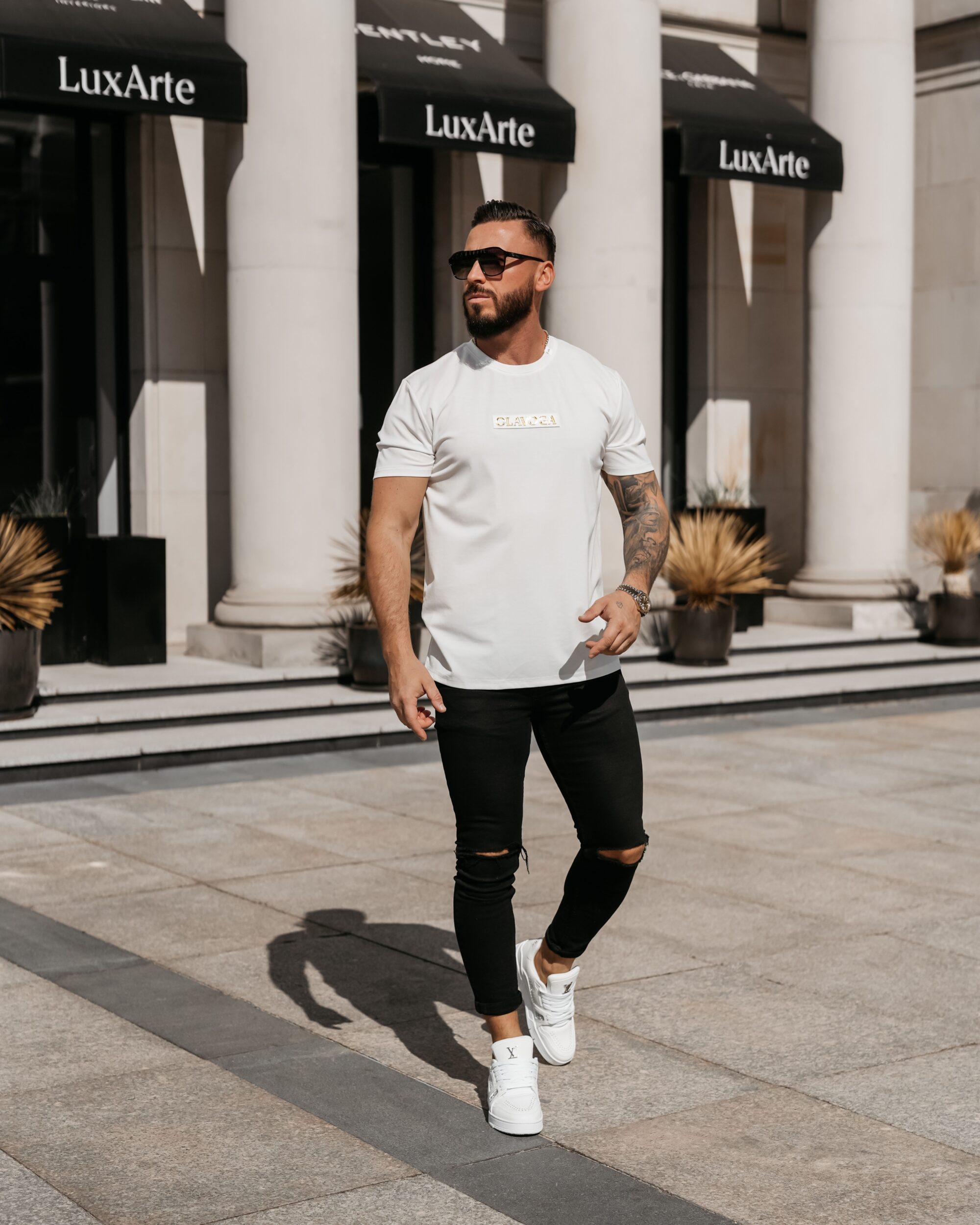 T-shirt męski SOBRE 2026 Biały