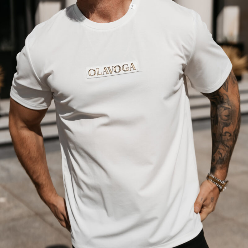 T-shirt męski SOBRE 2026 Biały