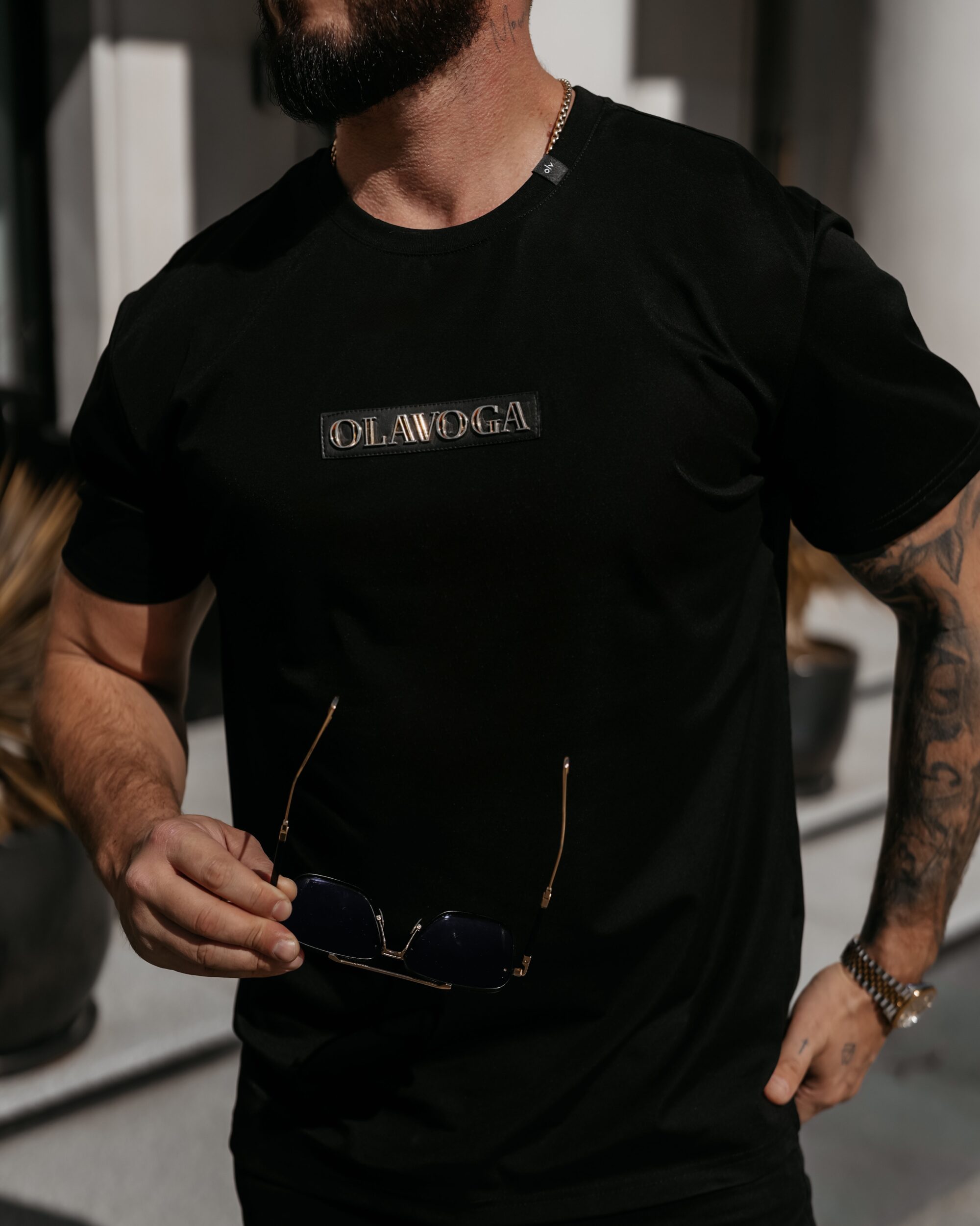 T-shirt męski SOBRE 2026 Czarny