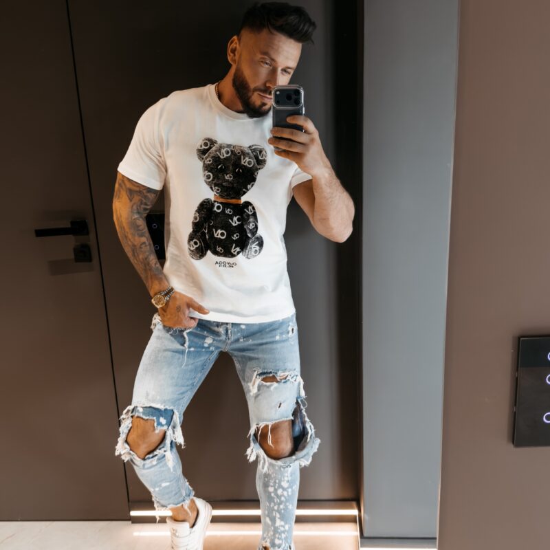 T-shirt męski TADY 2026 Ecru