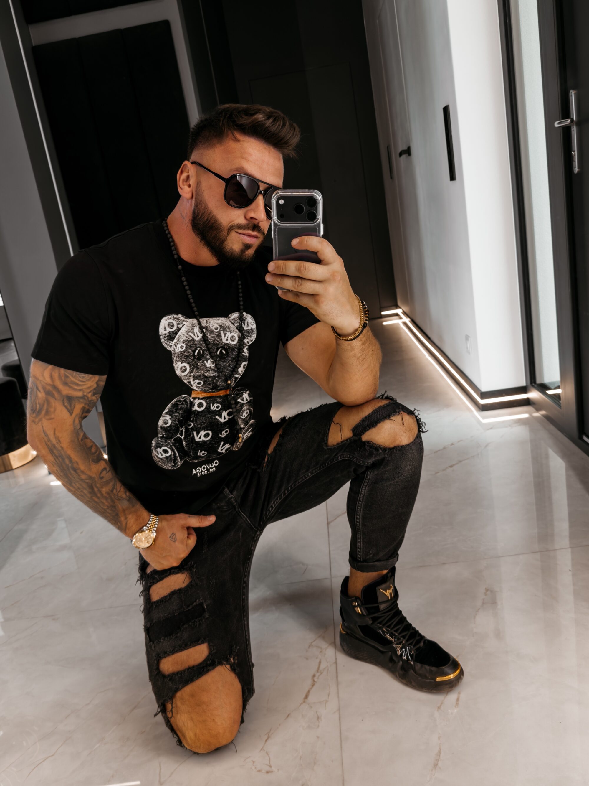 T-shirt męski TADY 2026 Czarny