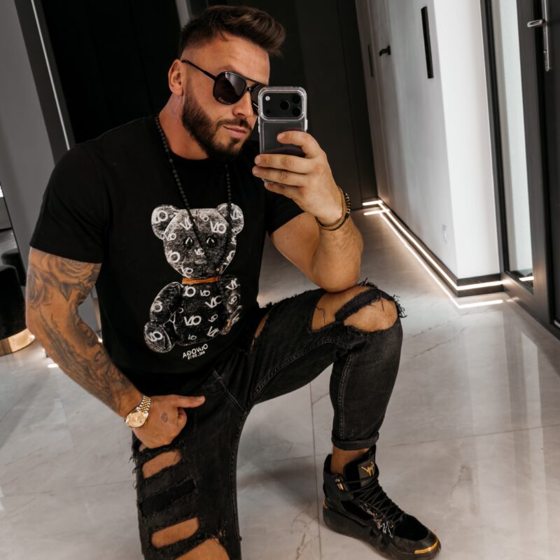 T-shirt męski TADY 2026 Czarny