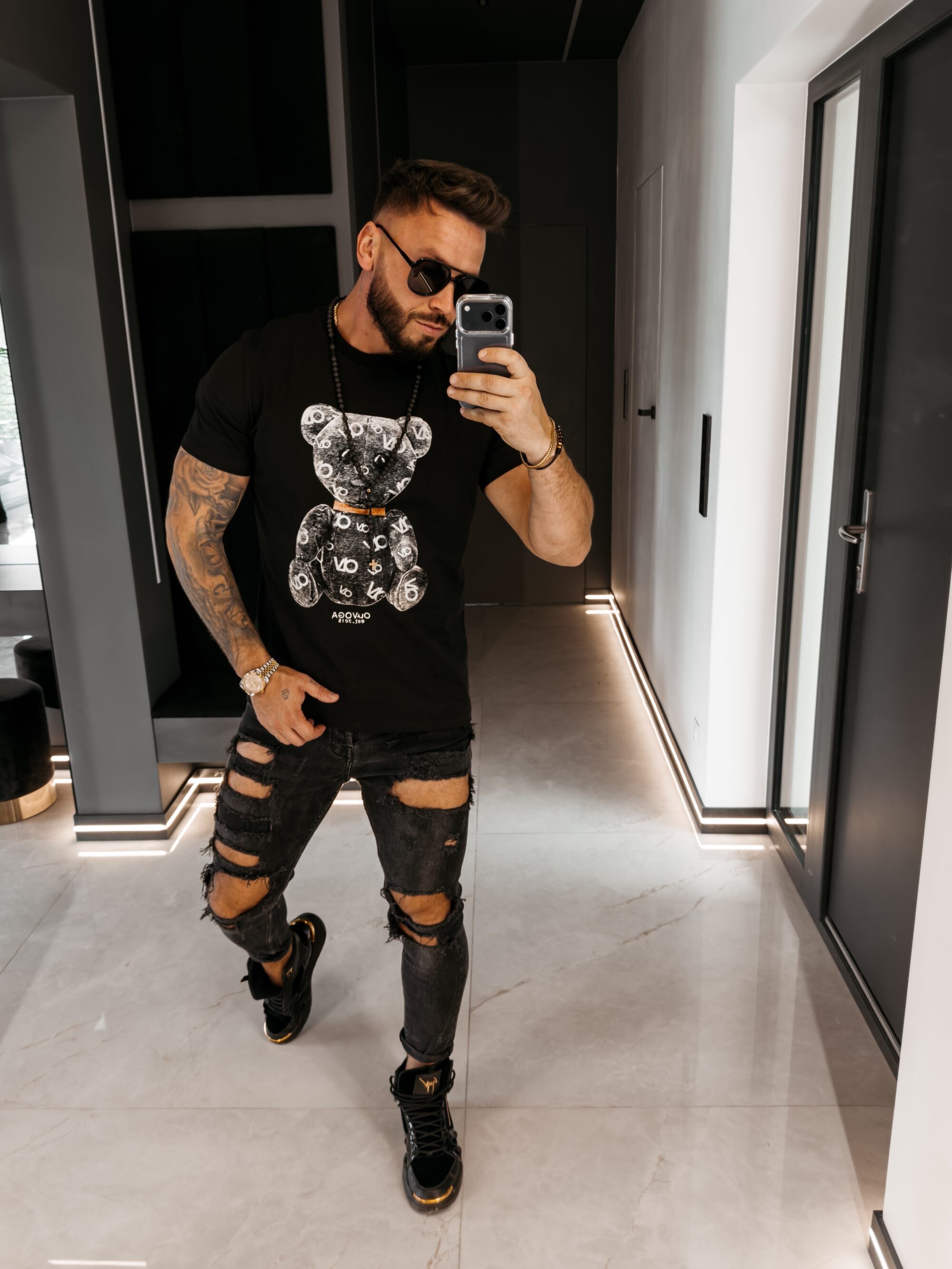 T-shirt męski TADY 2026 Czarny