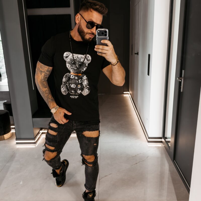 T-shirt męski TADY 2026 Czarny