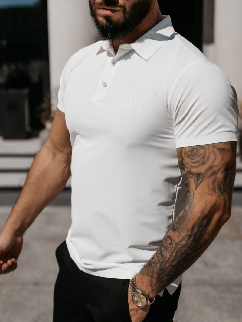 T-shirt Polo męski ZAIN 2026 Ecru