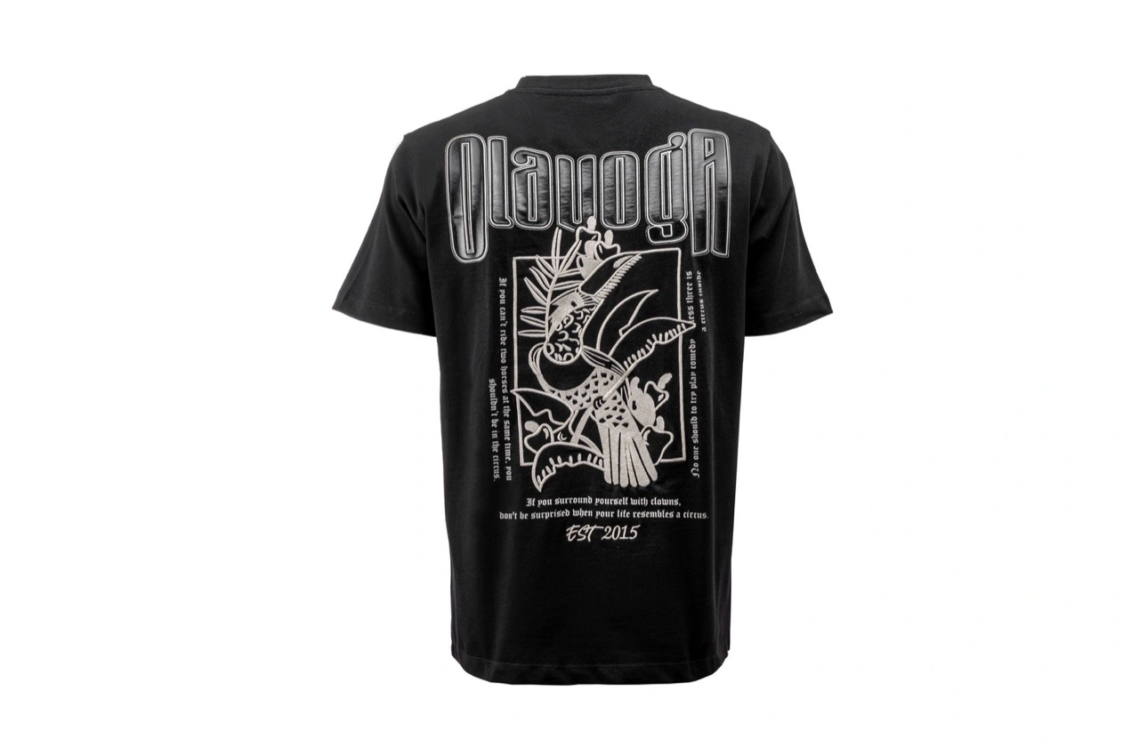 Screenshot T-shirt męski LUXVEENCE 2026 Czarny