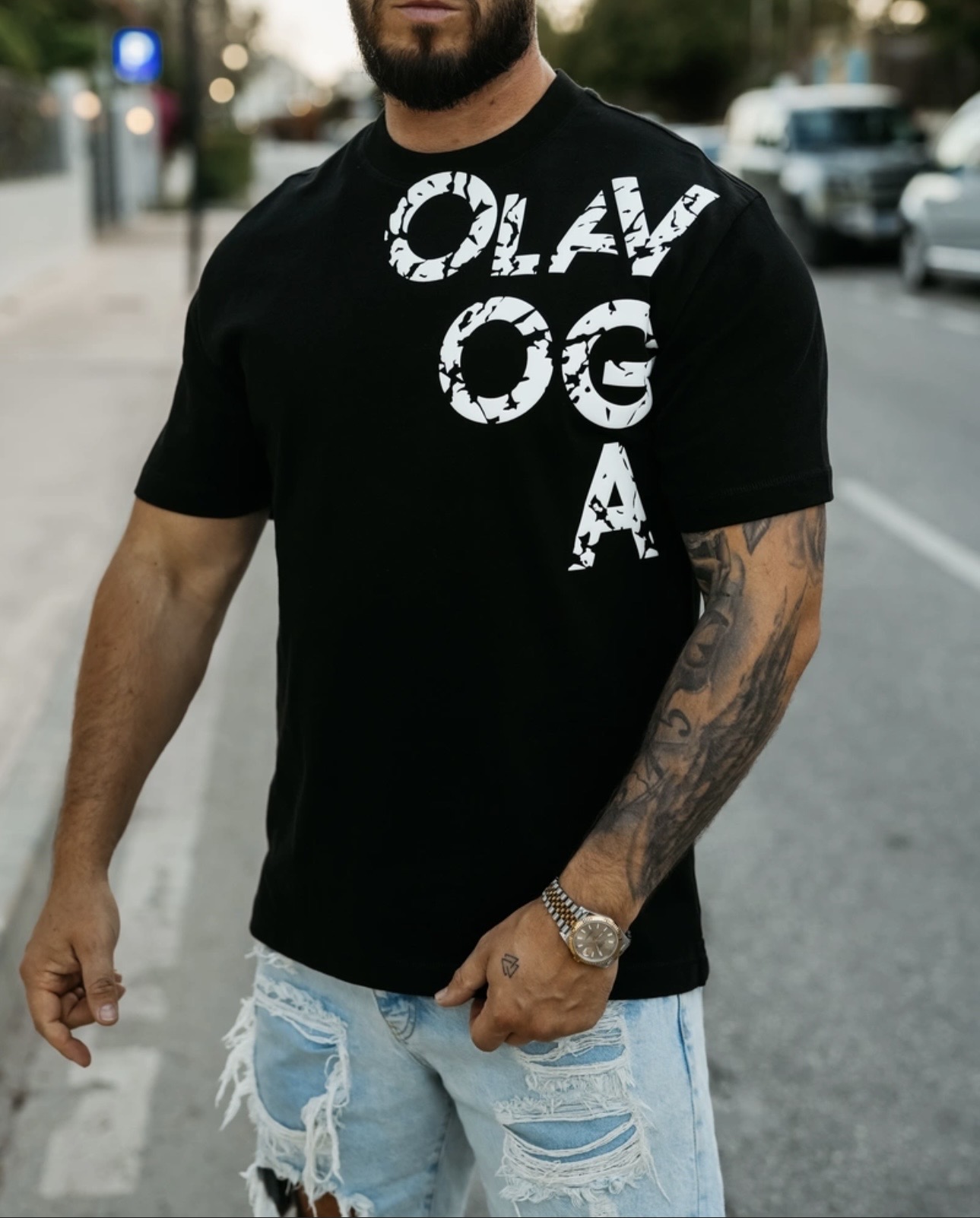 T-shirt męski MALOR 2026 Czarny