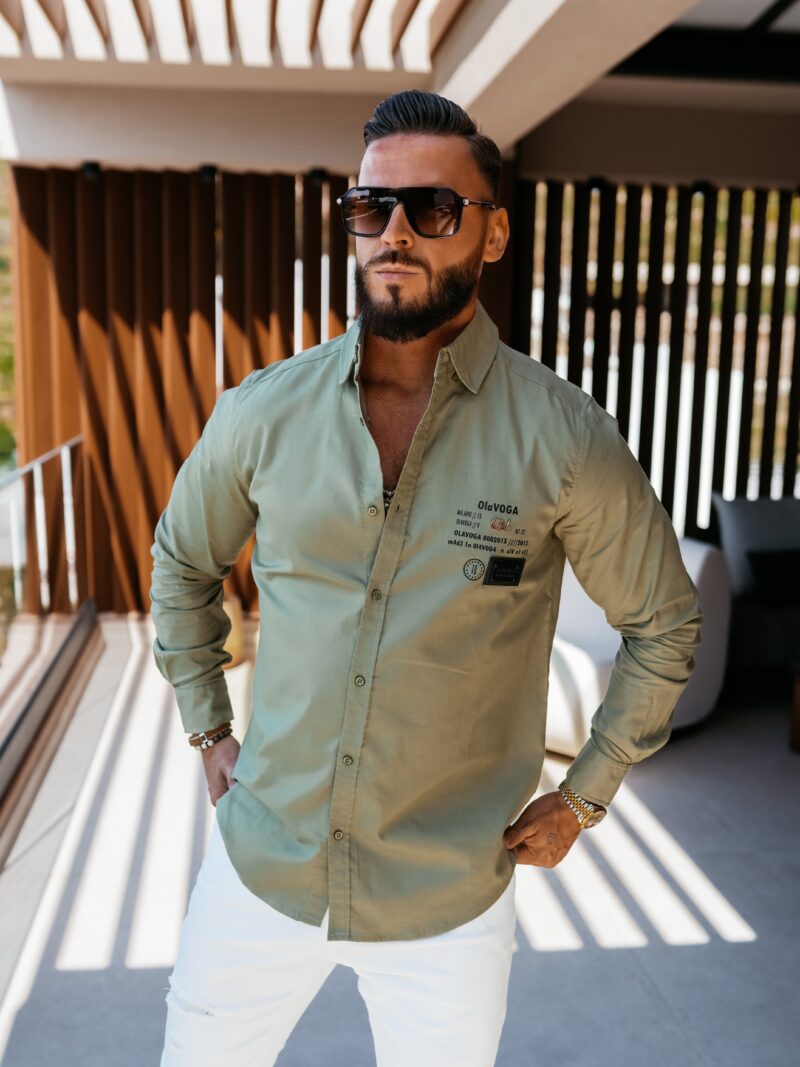 Koszula męska DEJCH 2026 Khaki