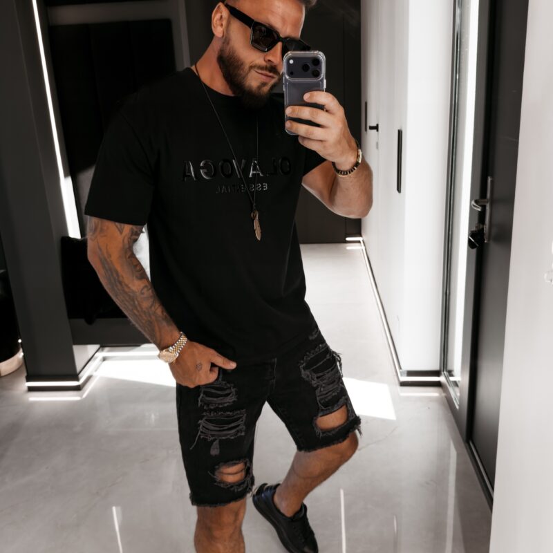 t-shirt BOHO 002 T-shirt męski BOHO 2026 Czarny