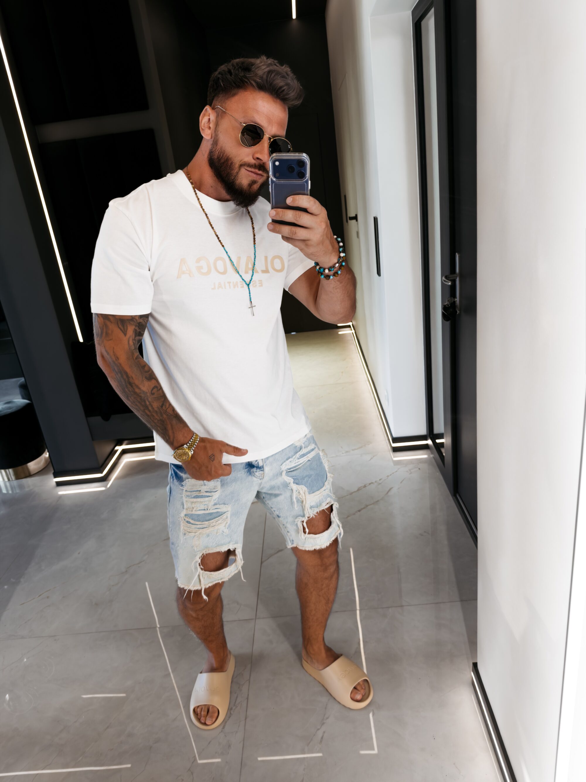 t-shirt BOHO 1001 T-shirt męski BOHO 2026 Ecru