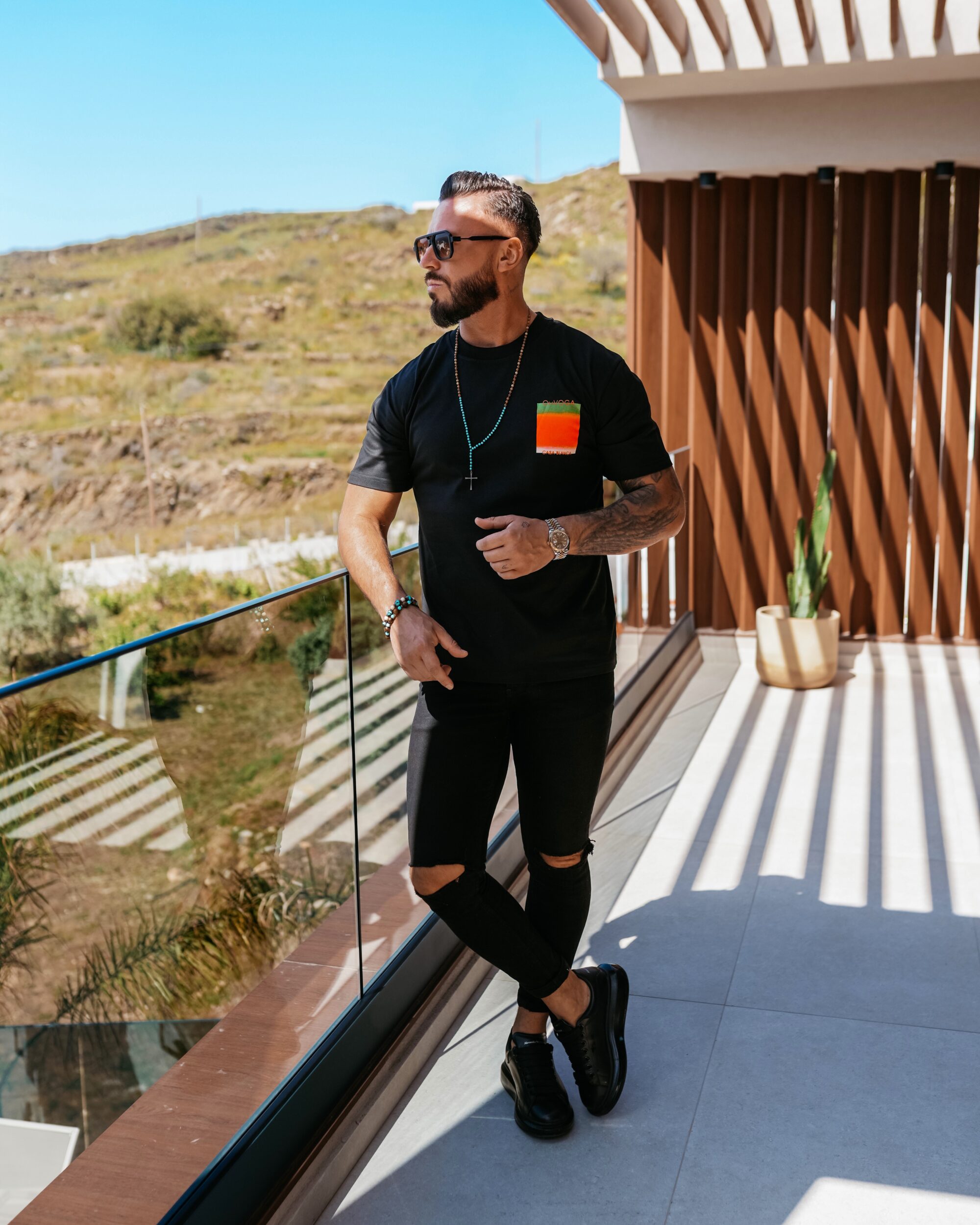 t-shirt NOER 006 T-shirt męski NOER 2026 Czarny