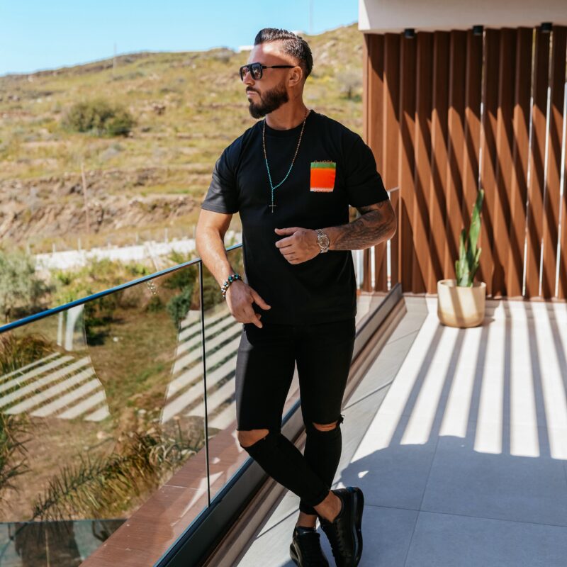 t-shirt NOER 006 T-shirt męski NOER 2026 Czarny
