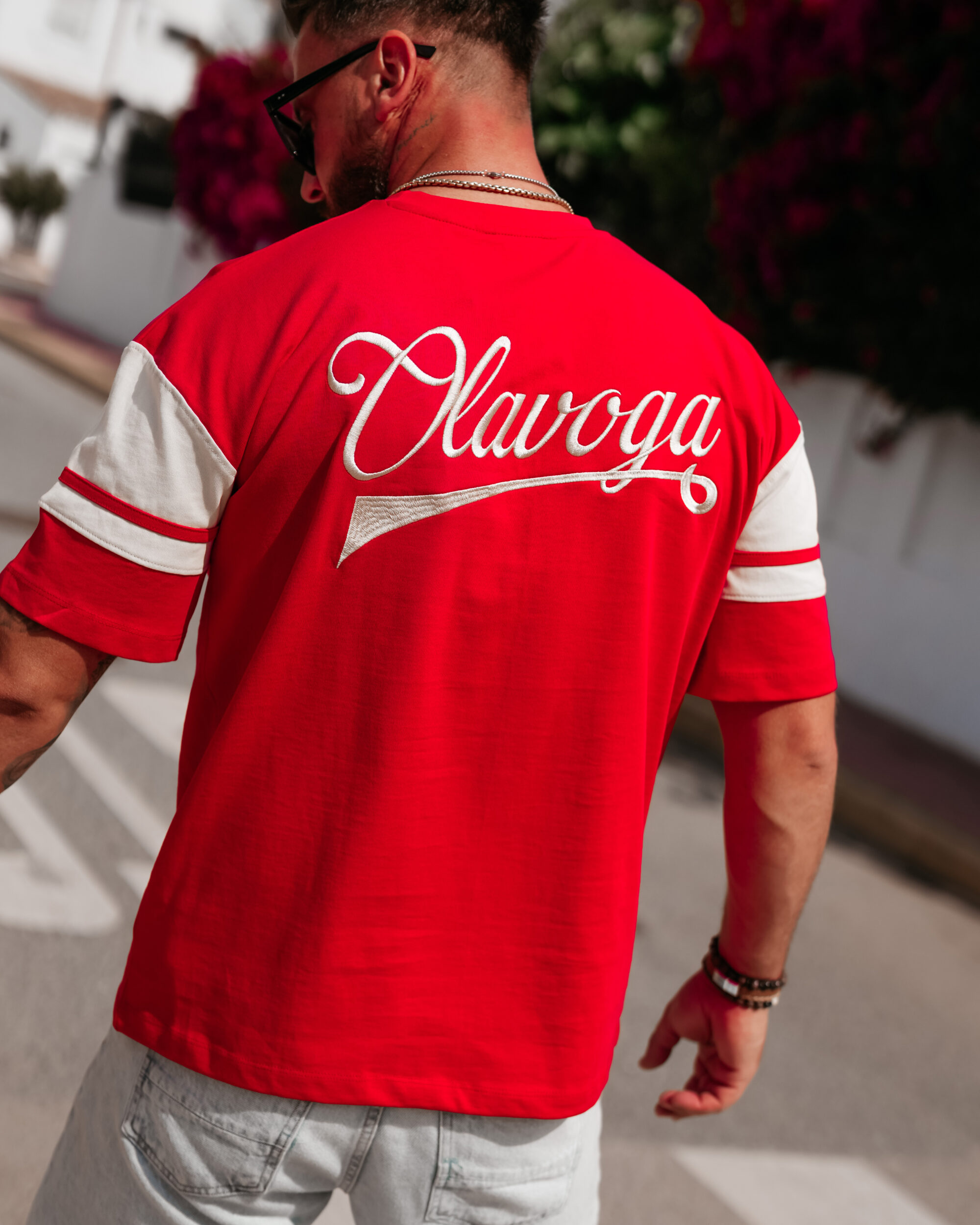 T-shirt męski VALDORIN 2026 Czerwony