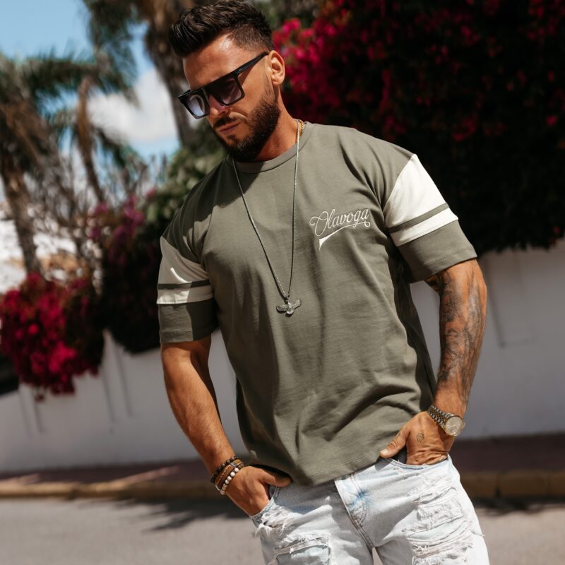 T-shirt męski VALDORIN 2026 Khaki