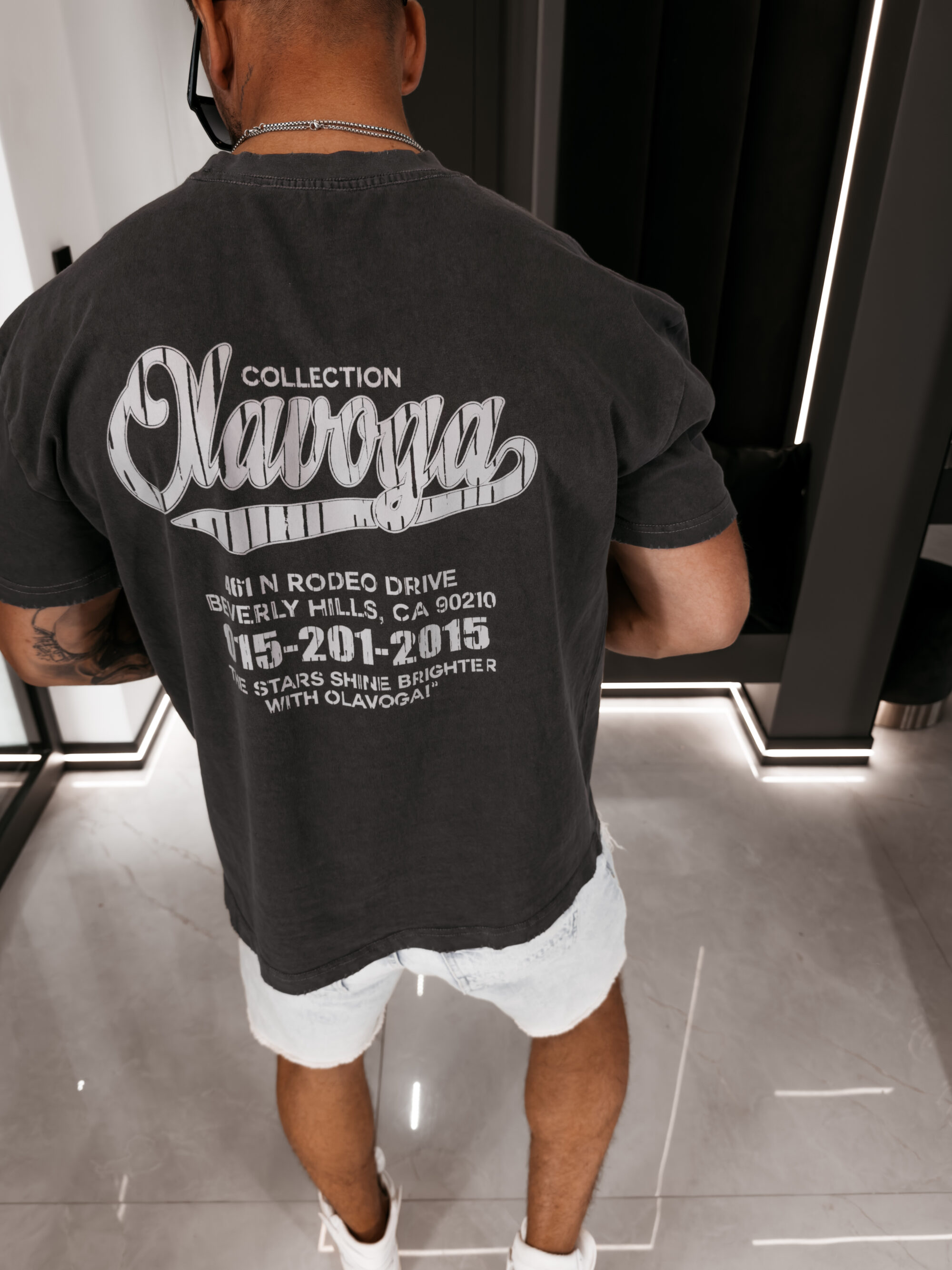 T-shirt męski BEVERLY 2026 Szary