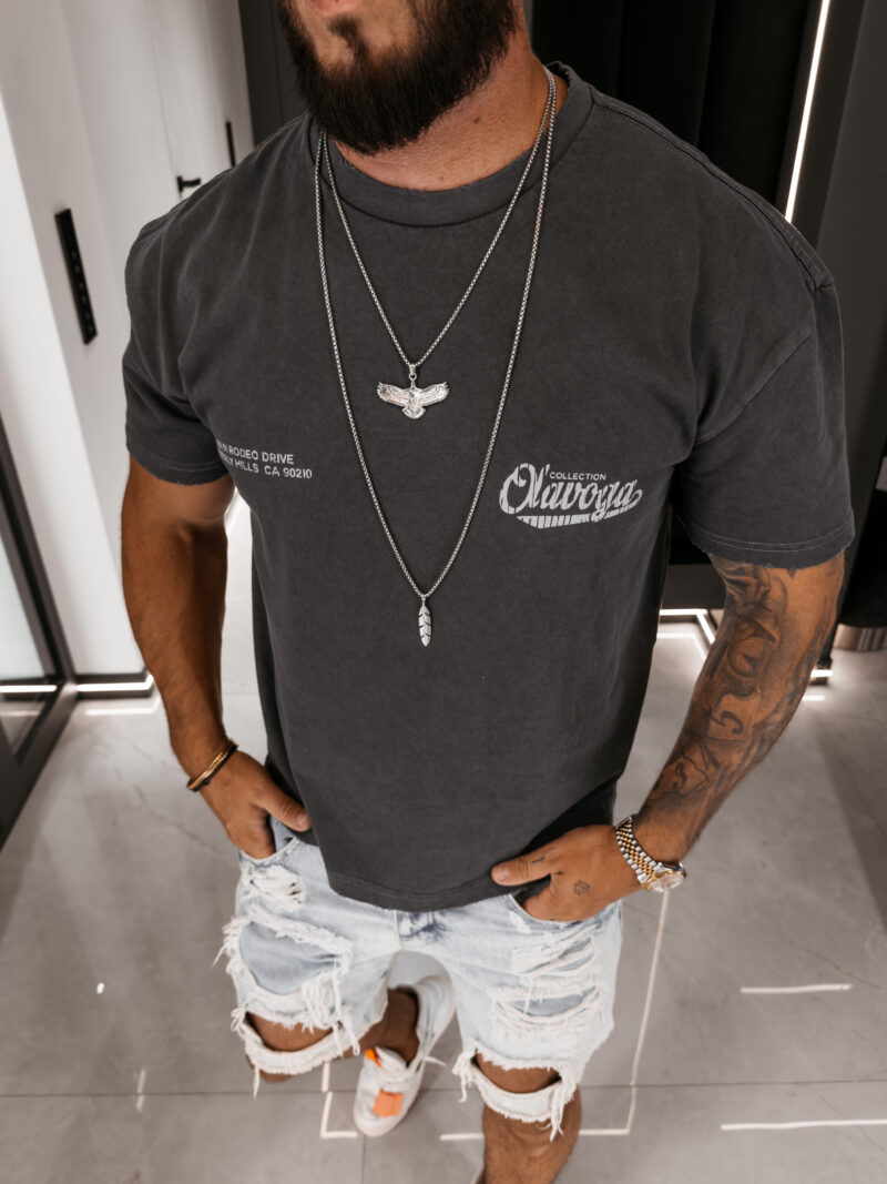 T-shirt męski BEVERLY 2026 Szary