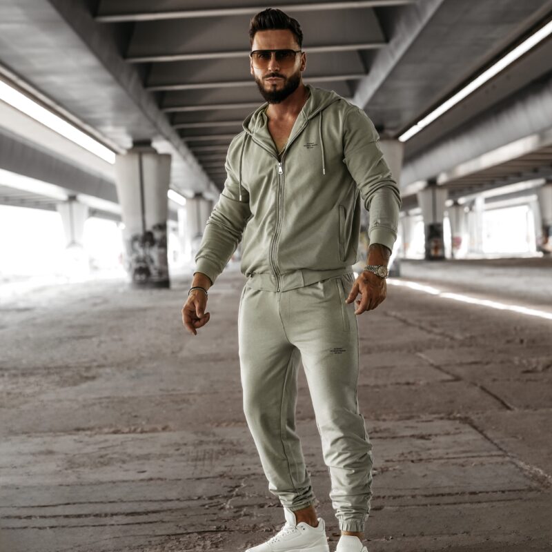 bluza LEOTO SWEATSHIRT144 Spodnie męskie LEOTO PANTS 2026 Oliwkowe