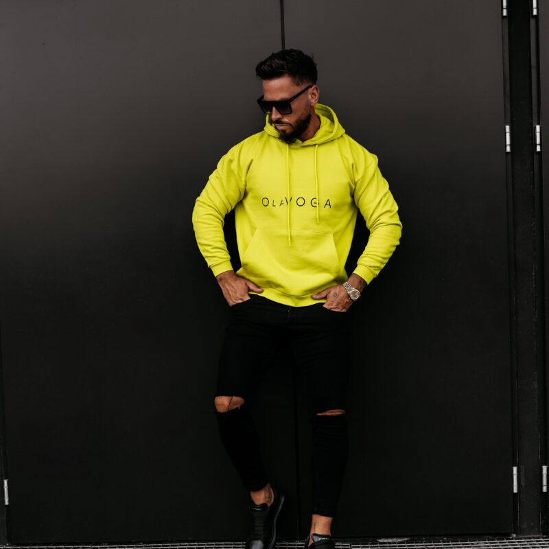 bluza VALLARO825 Bluza męska VALLARO 2026 Limonkowa