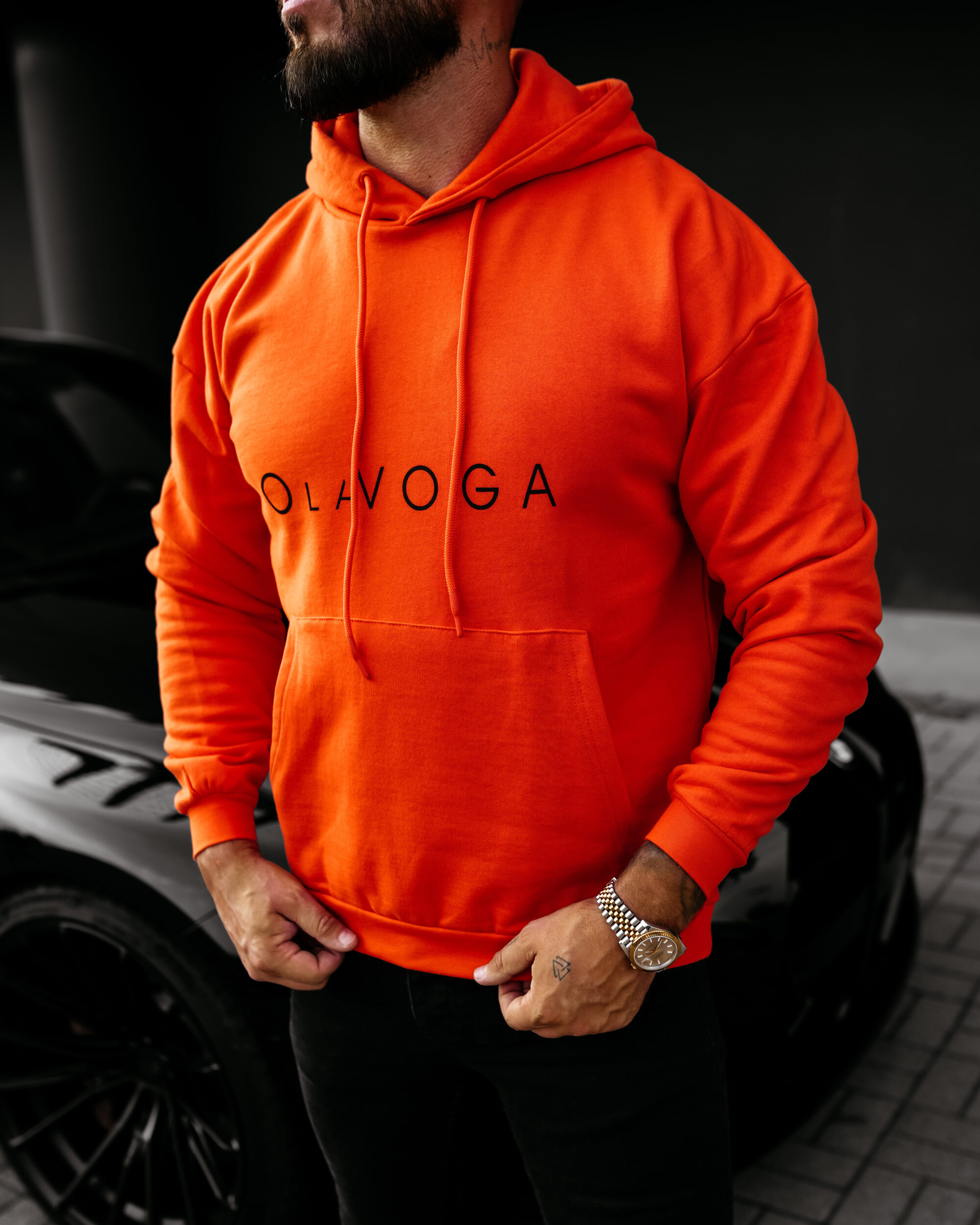 Bluza męska VALLARO 2026 Pomarańczowa
