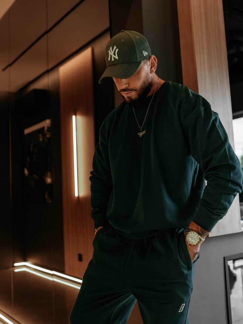 Bluza męska ZAIRI SWEATSHIRT 2026 Dark Emerald