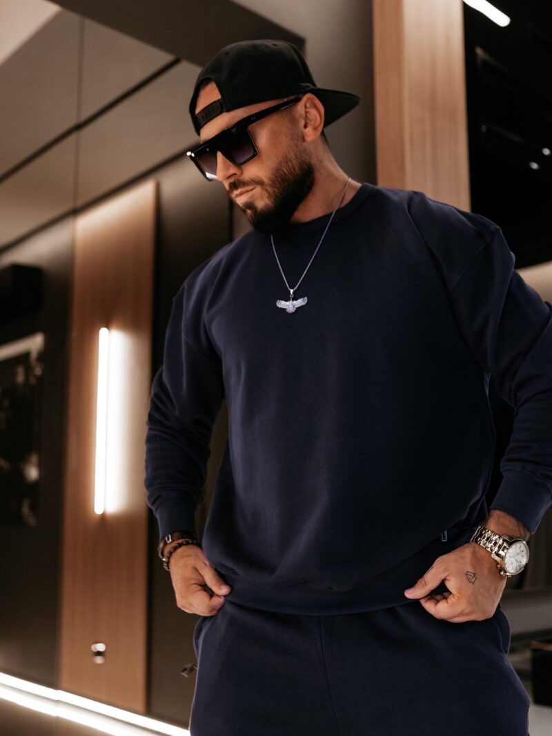Bluza męska ZAIRI SWEATSHIRT 2026 Navy Blue