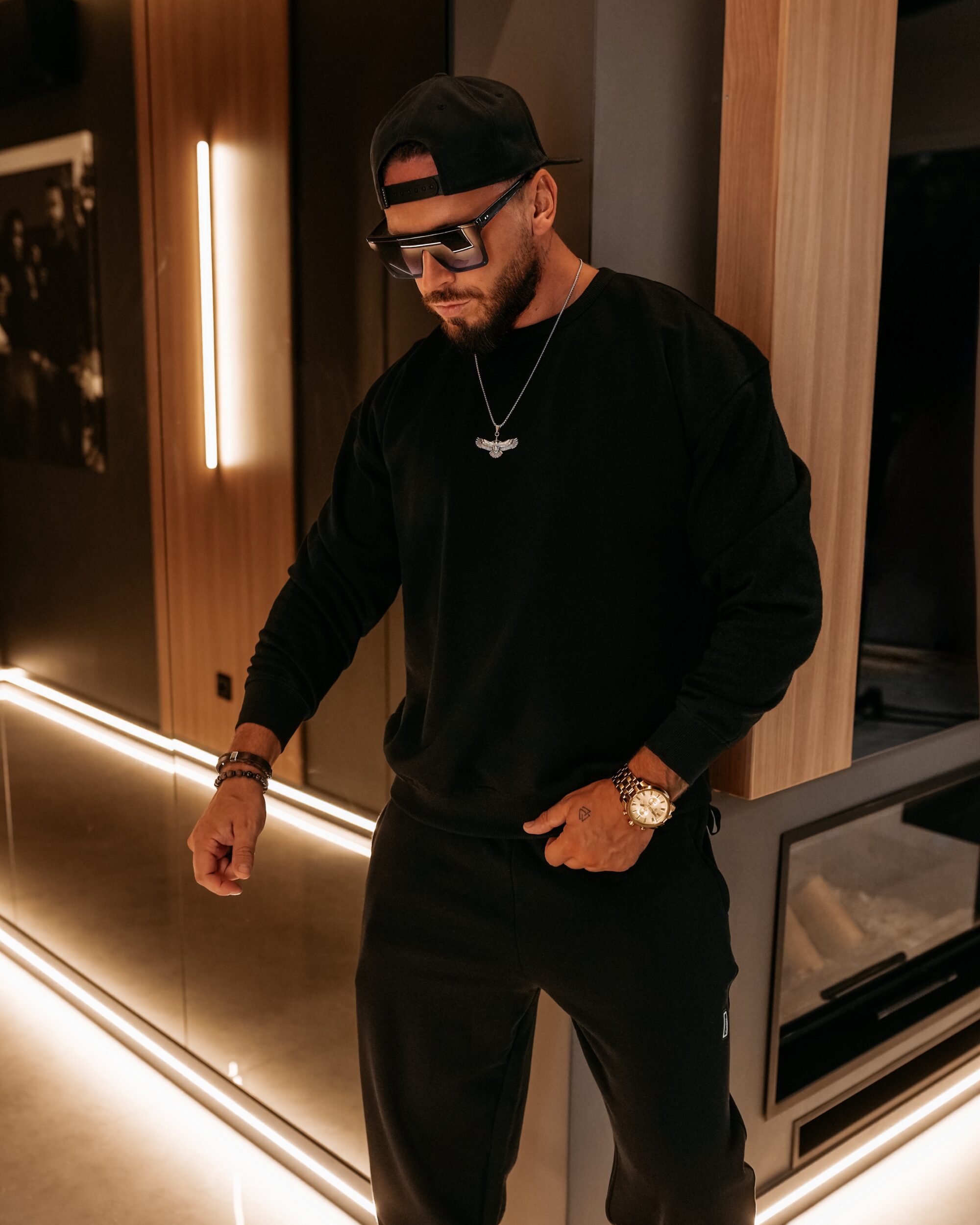 Bluza męska ZAIRI SWEATSHIRT 2026 Czarna