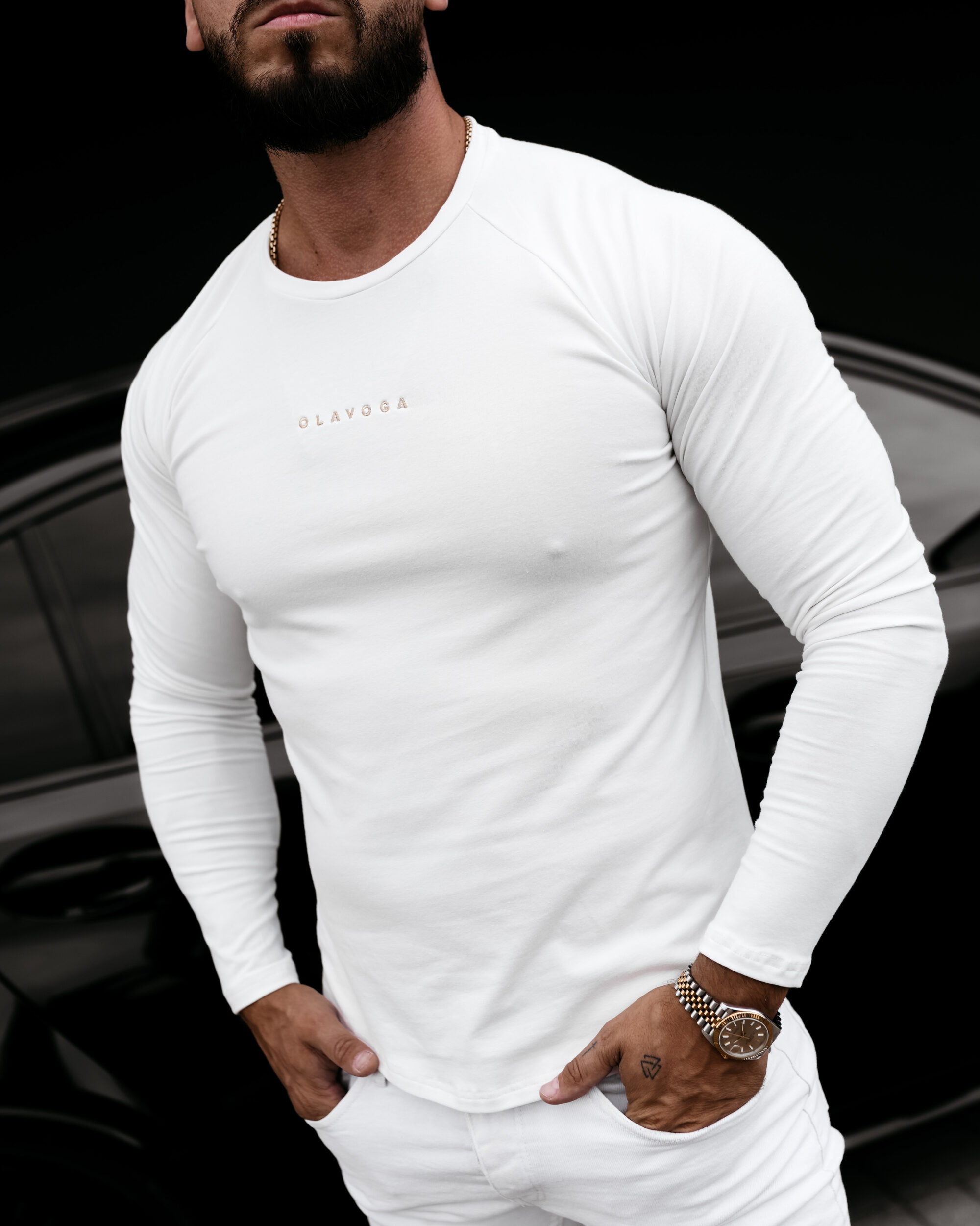 longsleeve CLEAR 838 Longsleeve męski CLEAR 2026 Ecru